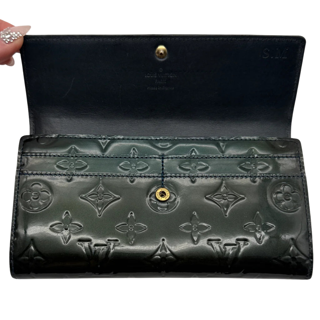 Louis Vuitton Sarah Monogram Vernis - Deep Emerald Green