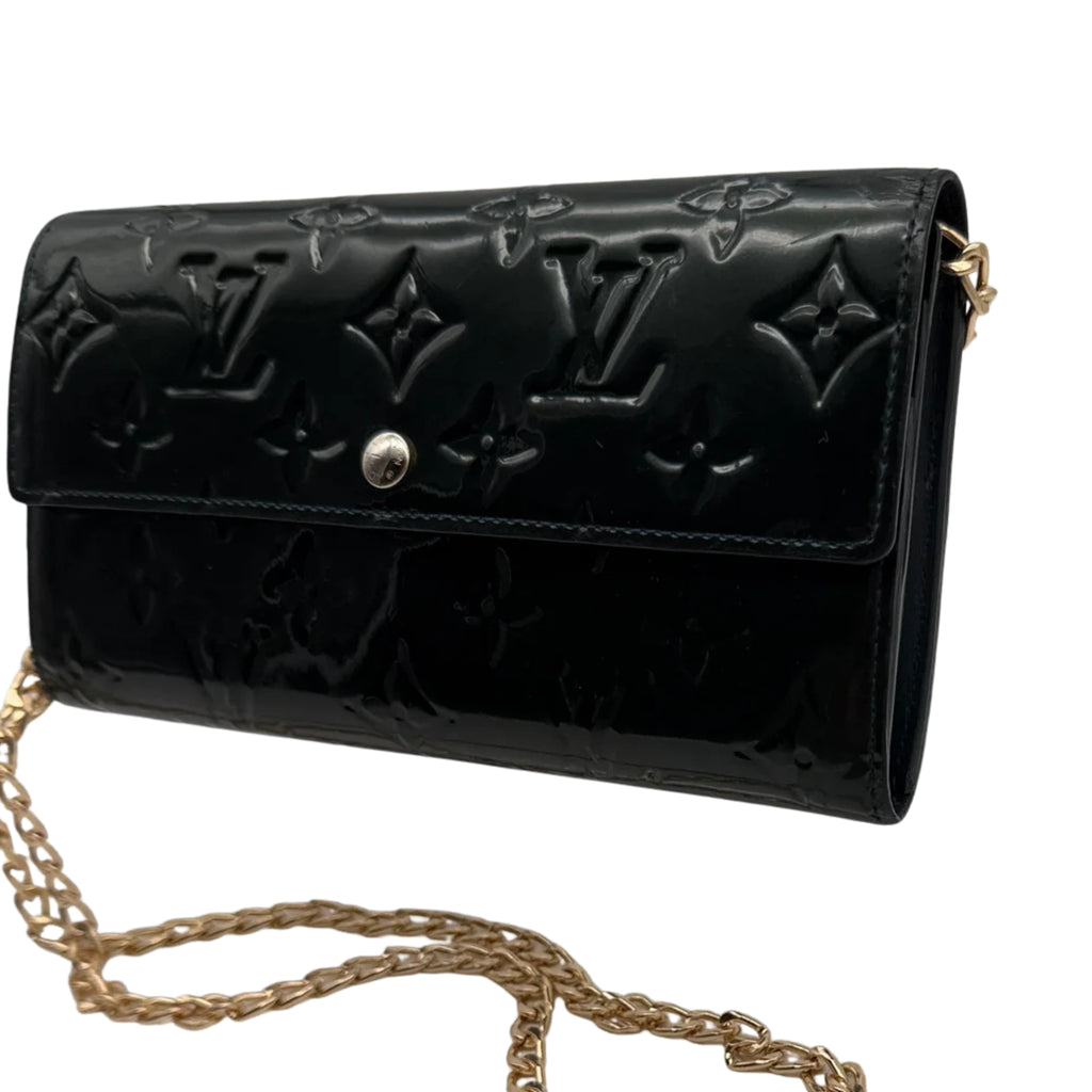 Louis Vuitton Sarah Monogram Vernis - Deep Emerald Green