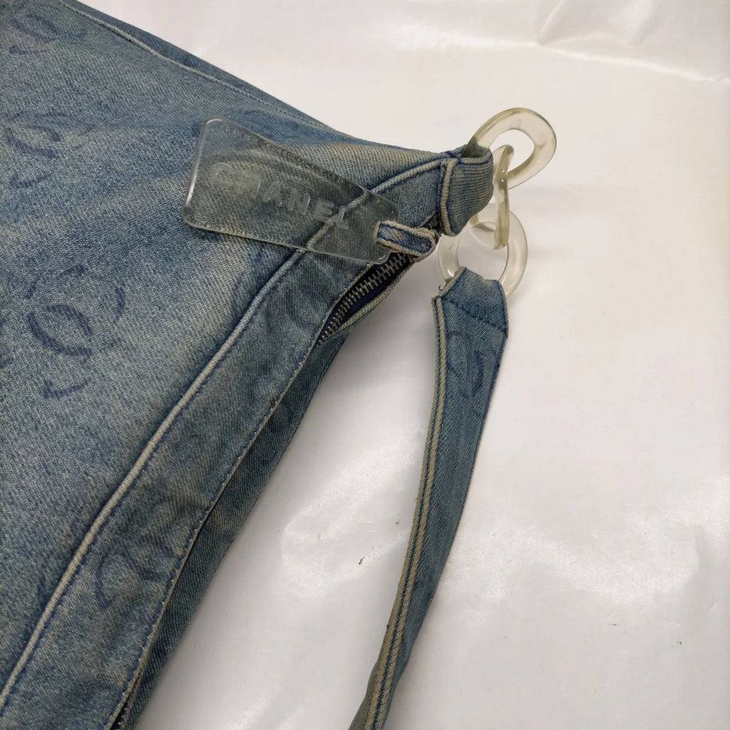 Chanel CC Denim Shoulder Bag