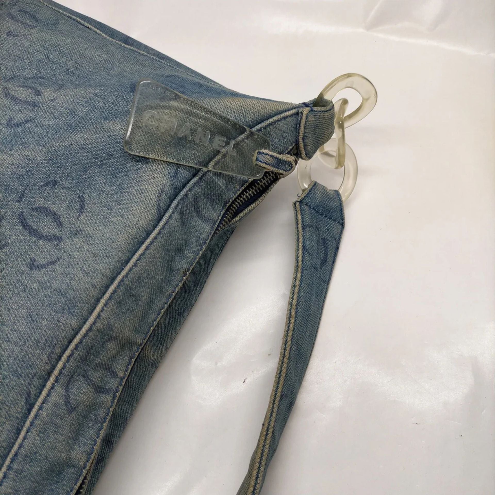 Chanel CC Denim Shoulder Bag