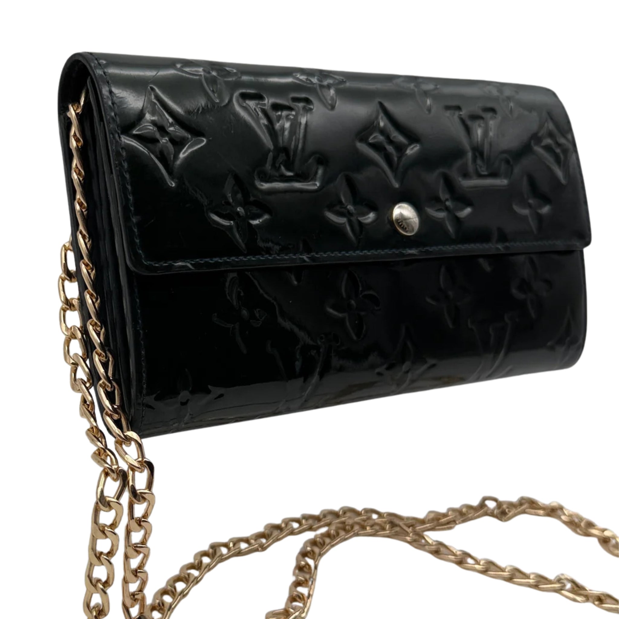 Louis Vuitton Sarah Monogram Vernis - Deep Emerald Green