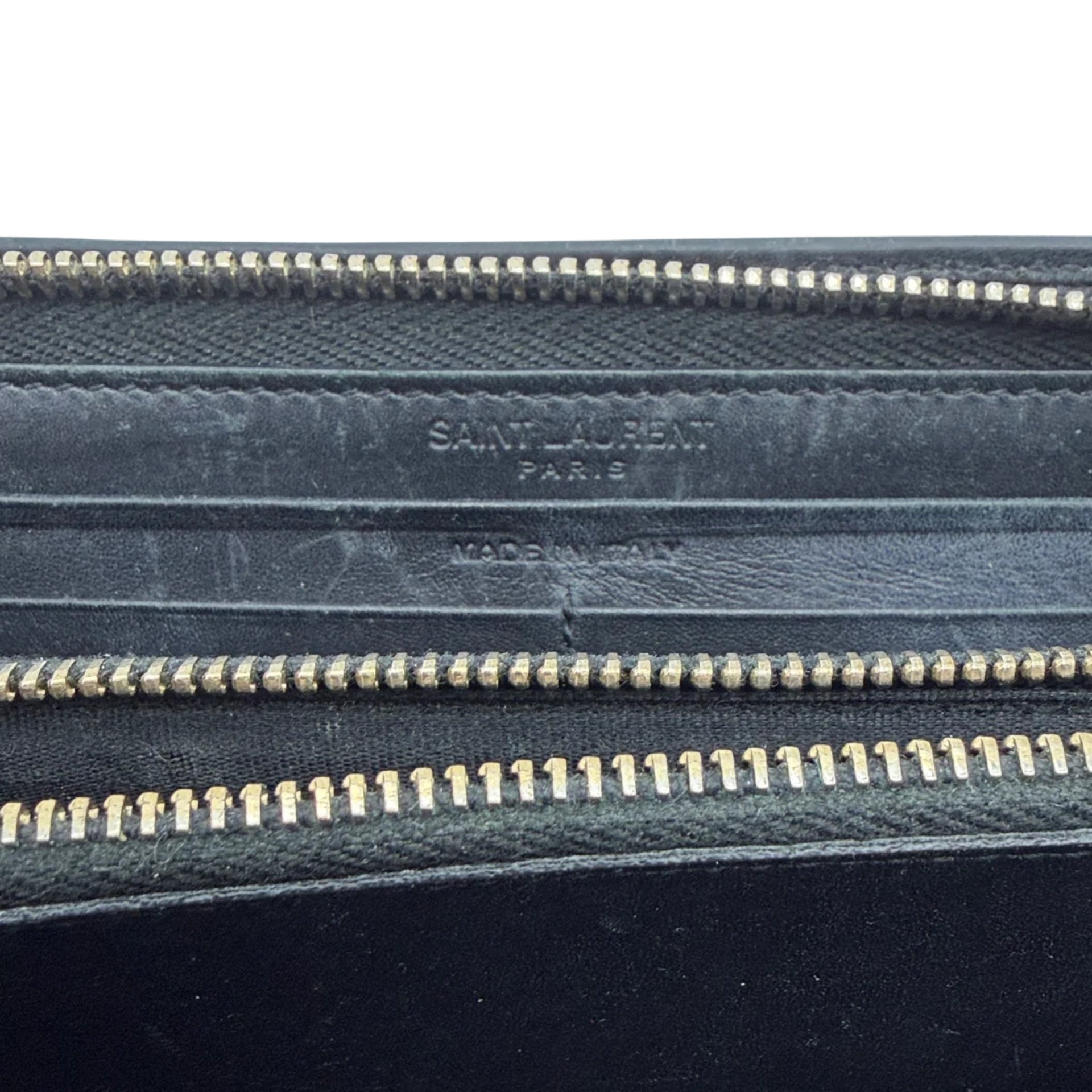 Saint Laurent Rive Gauche Leather Wallet