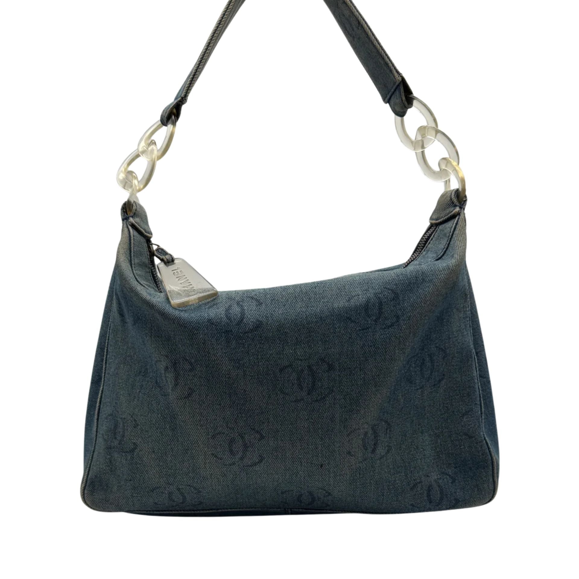 Chanel CC Denim Shoulder Bag