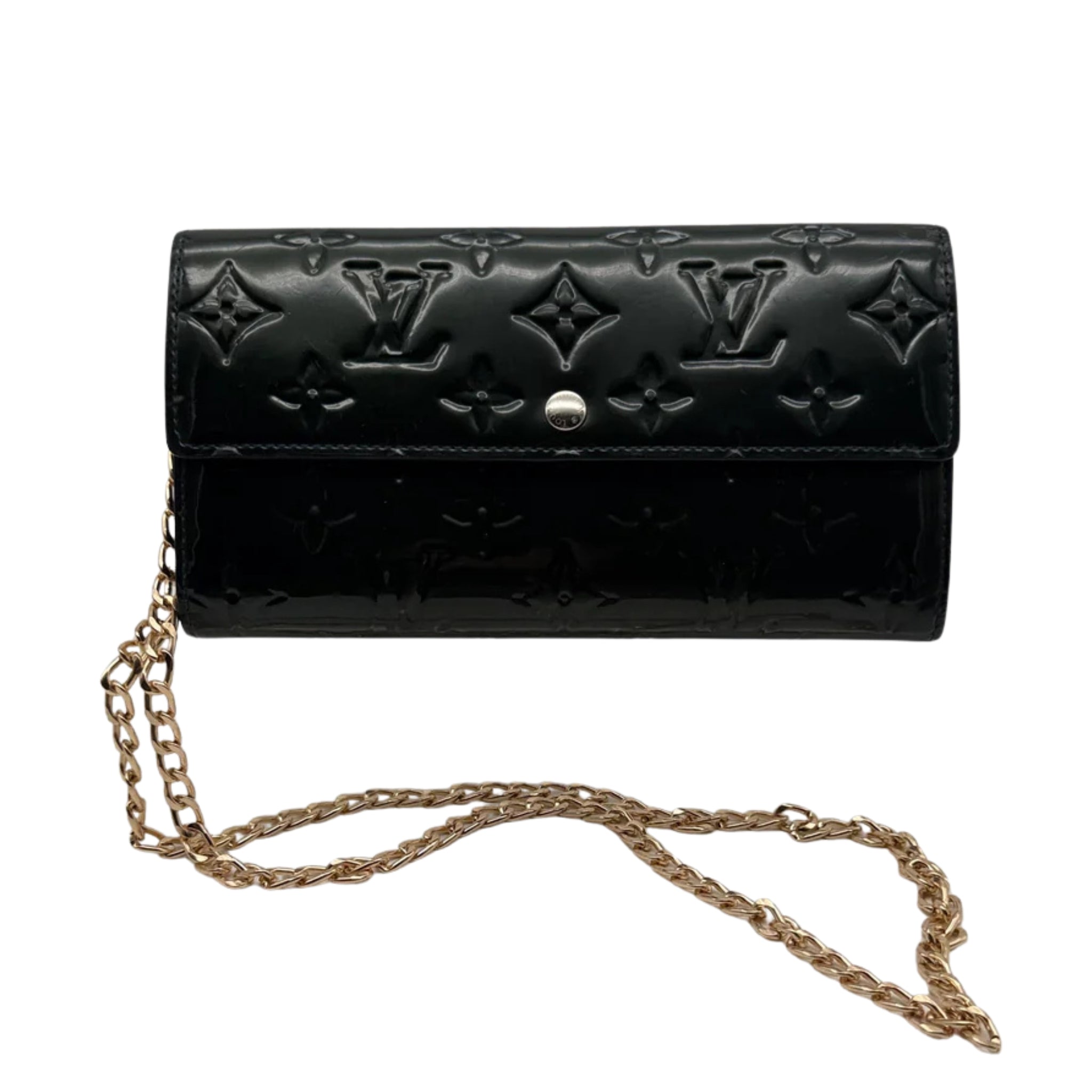 Louis Vuitton Sarah Monogram Vernis - Deep Emerald Green