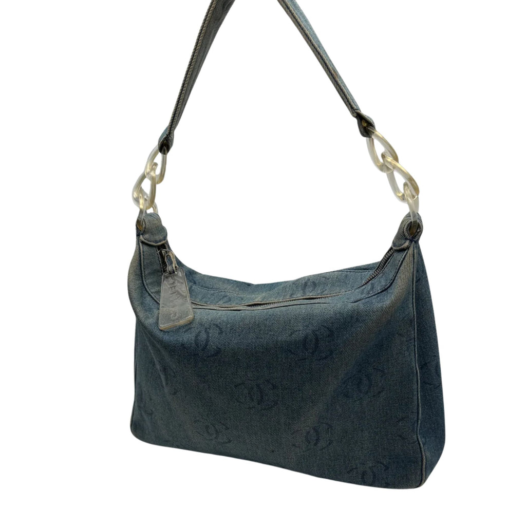 Chanel CC Denim Shoulder Bag
