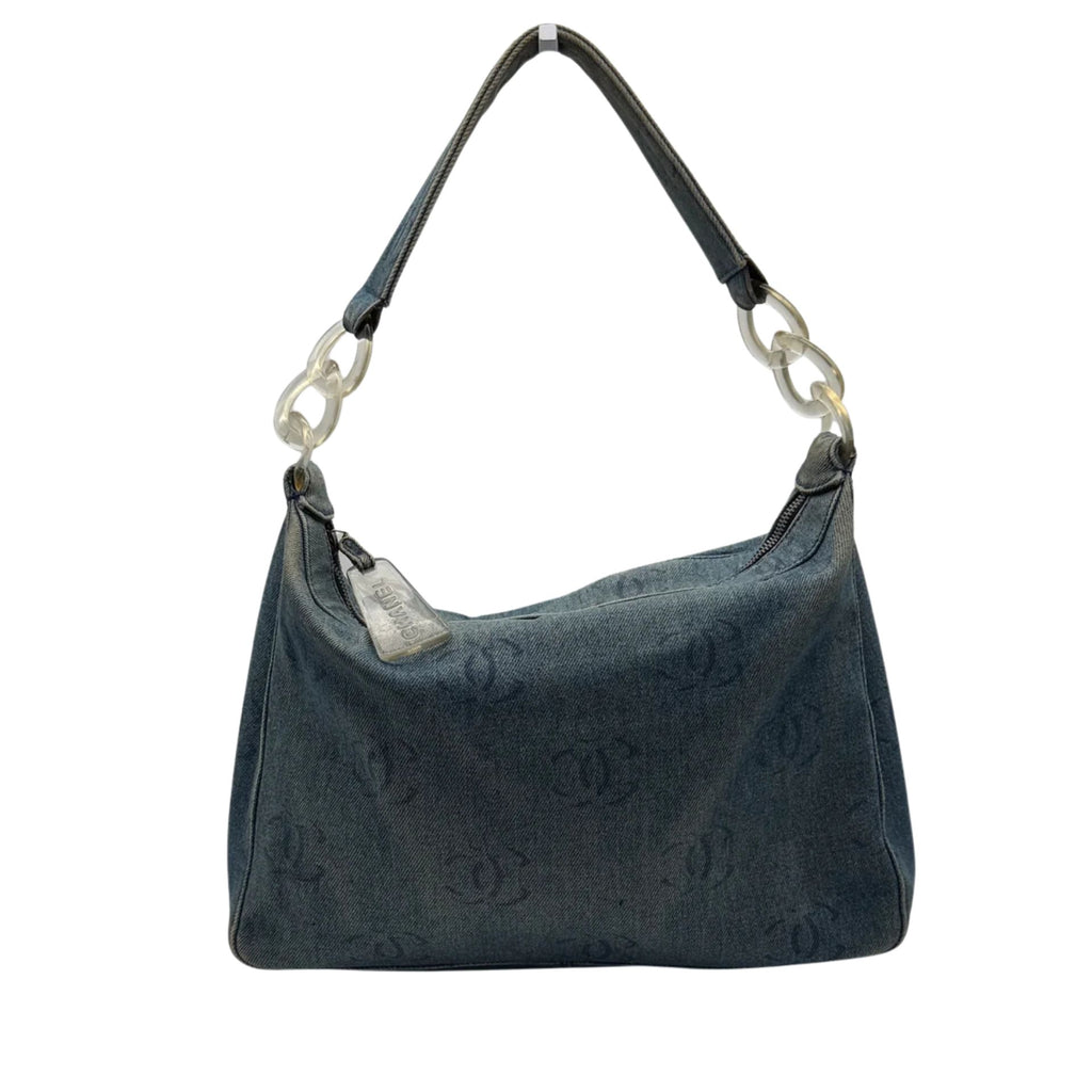 Chanel CC Denim Shoulder Bag