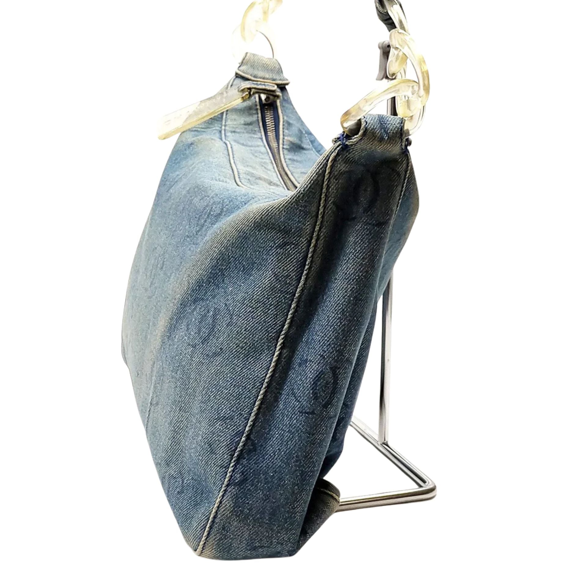 Chanel CC Denim Shoulder Bag
