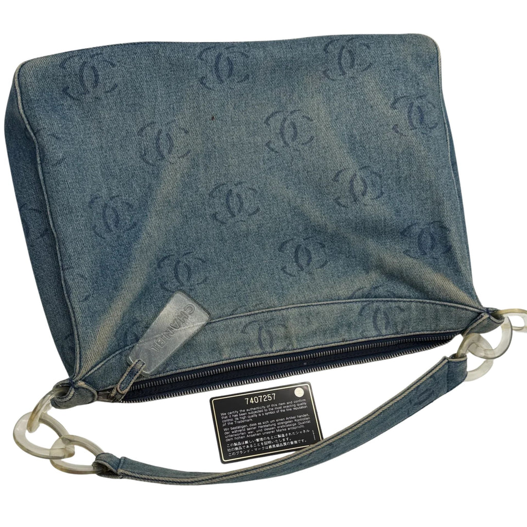 Chanel CC Denim Shoulder Bag