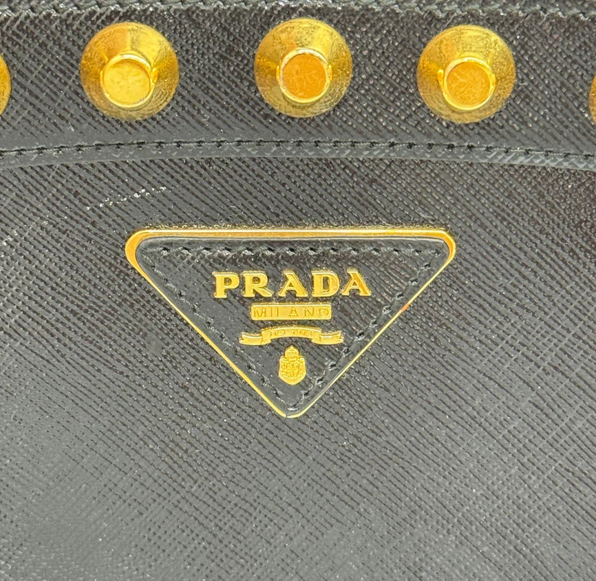 Prada Studded Bucket Bag