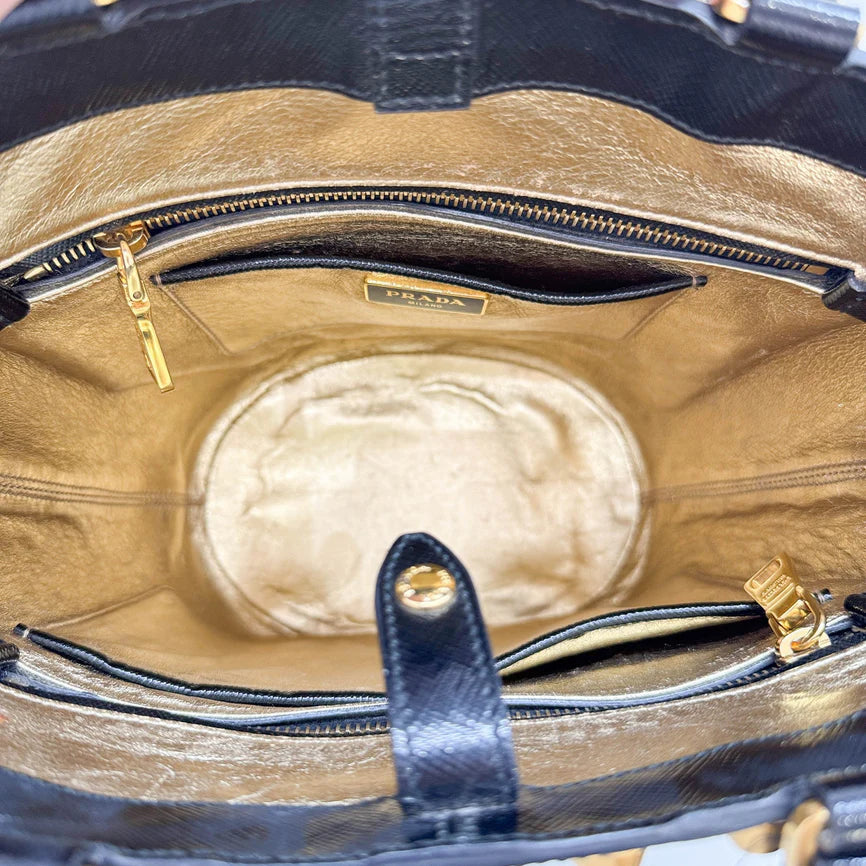 Prada Studded Bucket Bag