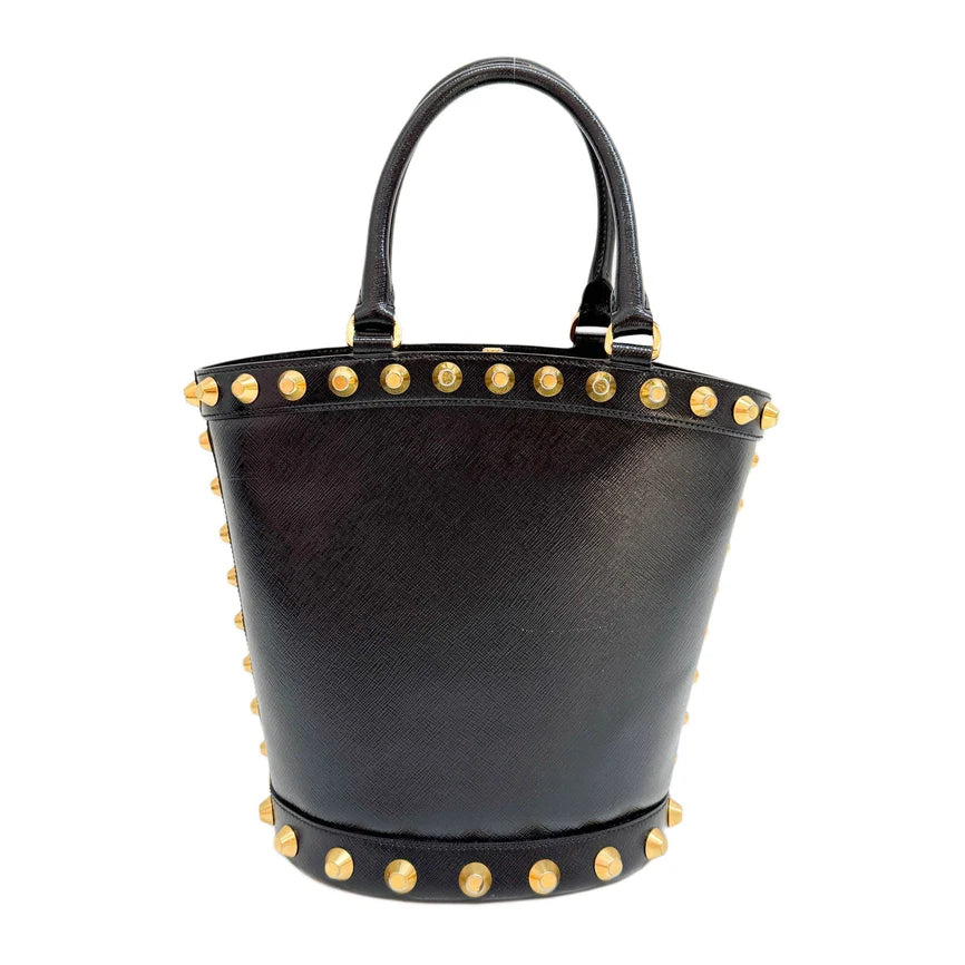 Prada Studded Bucket Bag