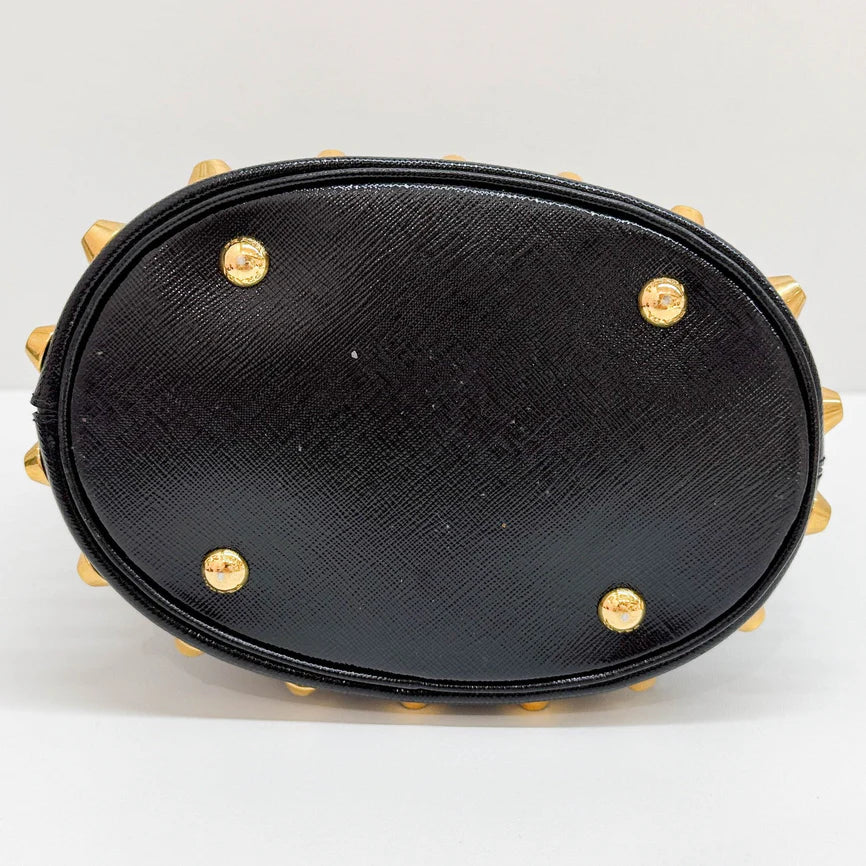 Prada Studded Bucket Bag