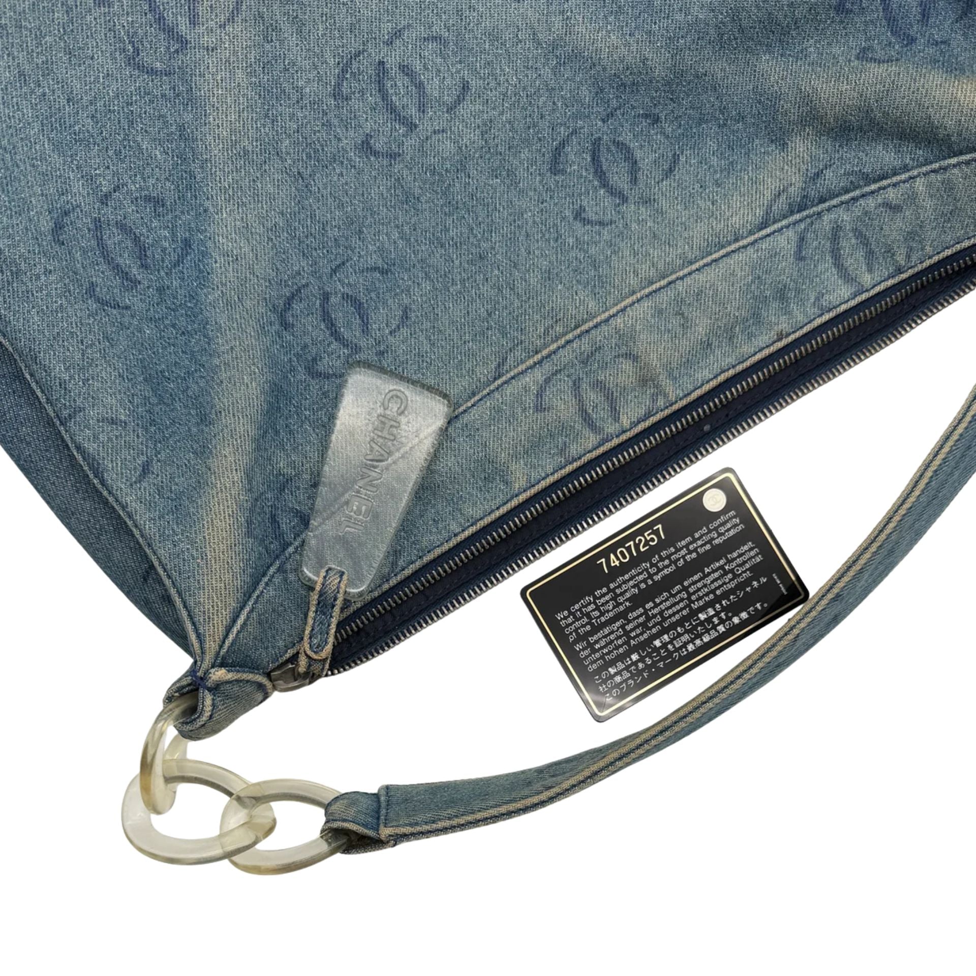 Chanel CC Denim Shoulder Bag