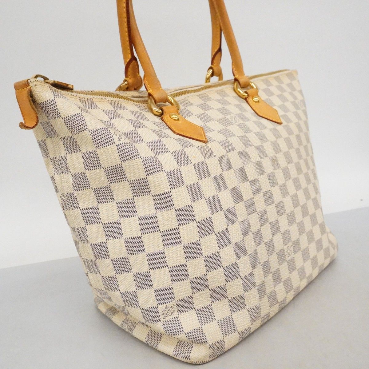 Louis Vuitton Damier Azur Saleya MM Tote Bag