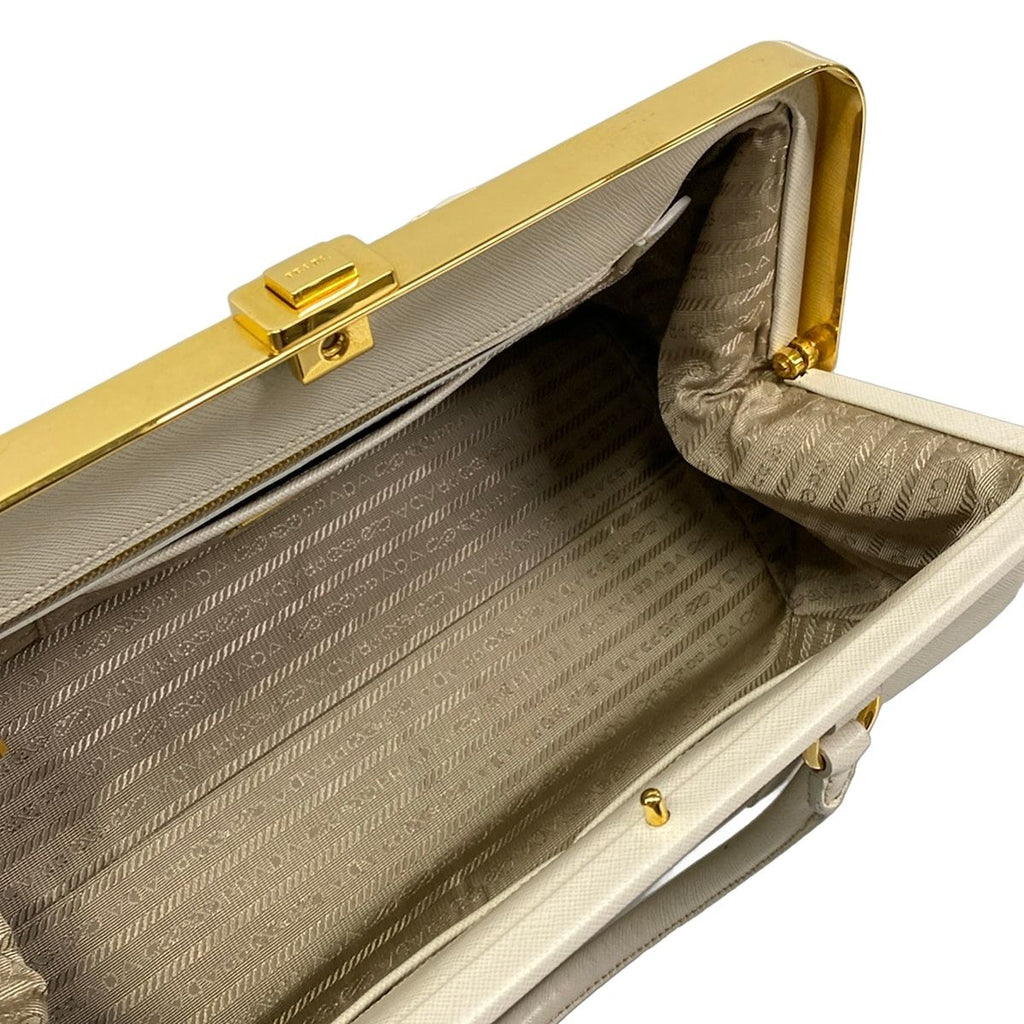 Prada Saffiano Lux Doctor Frame Bag