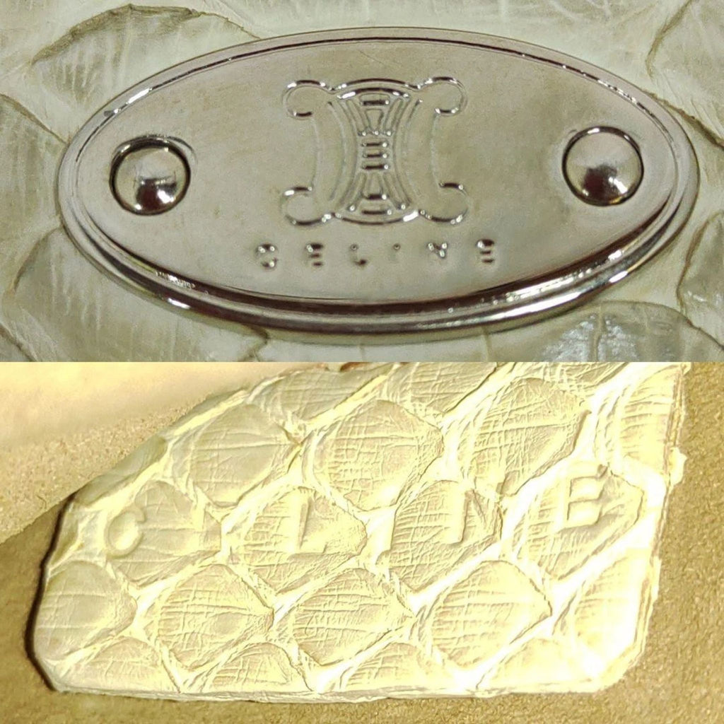 Céline Python Leather Poulbot Shoulder Bag