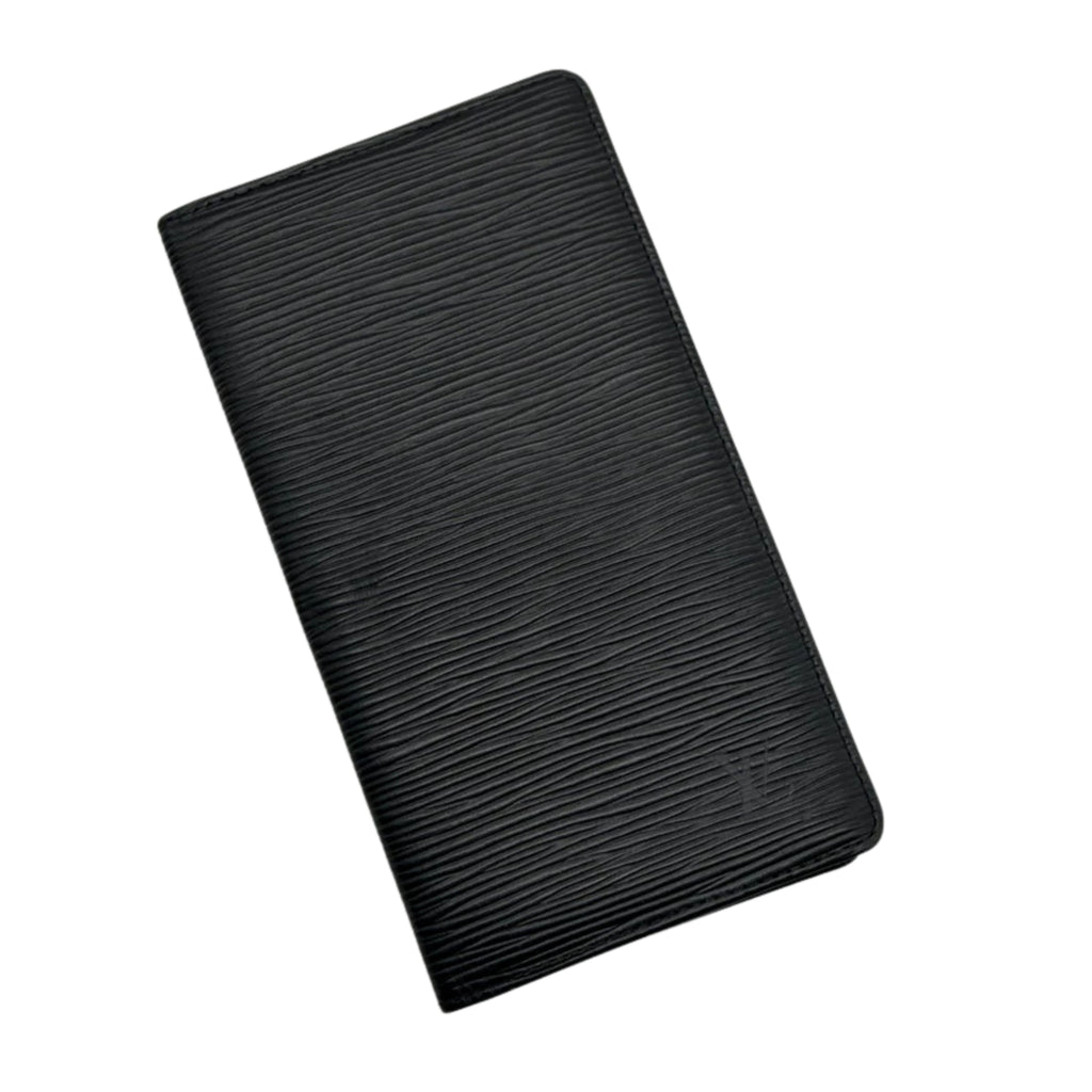 Louis Vuitton Epi Black Long Brazza Wallet