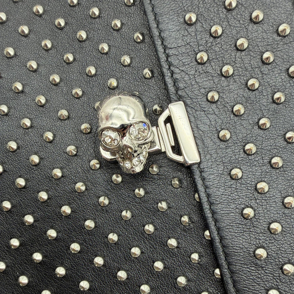 Alexander McQueen  Pochette Skull de Cuero