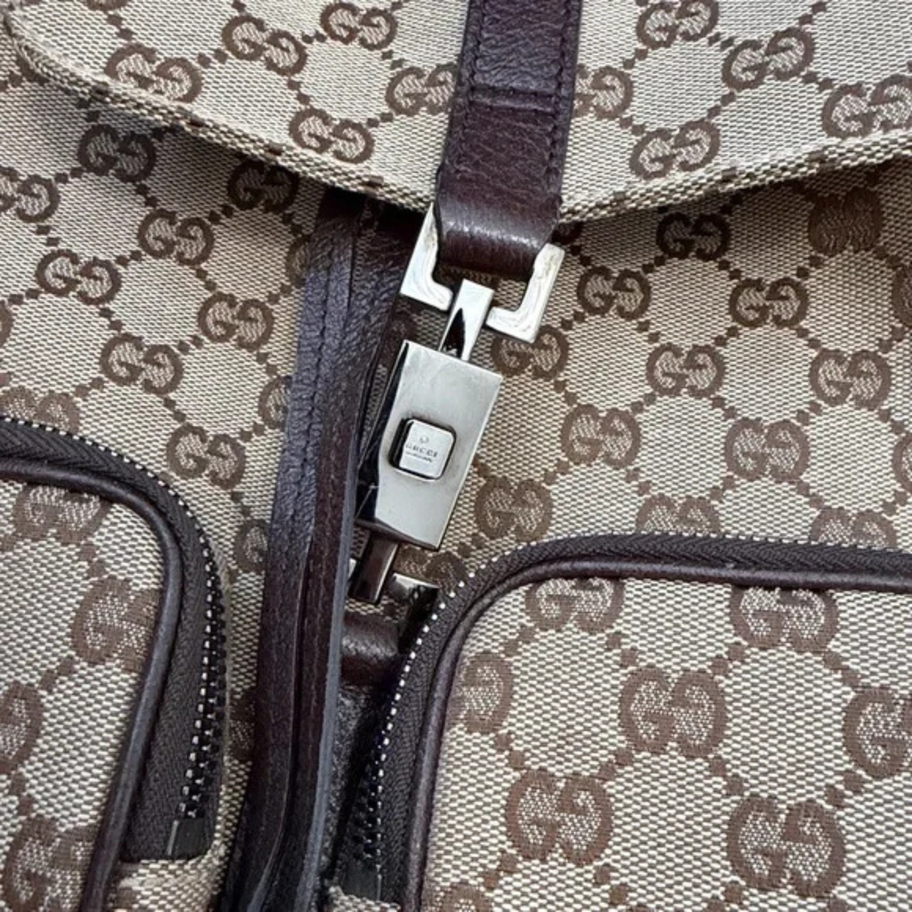 Gucci GG Canvas Jackie Backpack