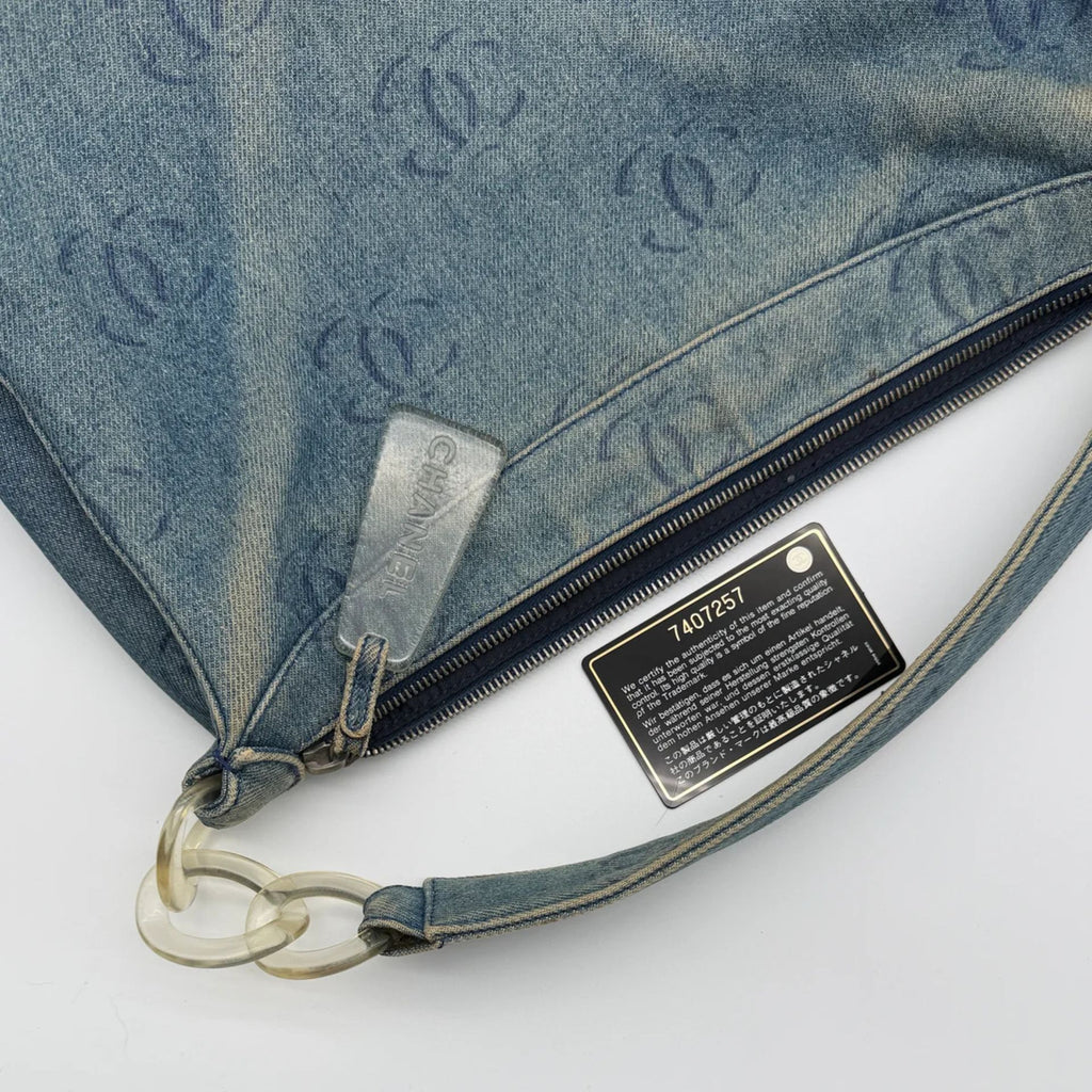 Chanel CC Denim Shoulder Bag