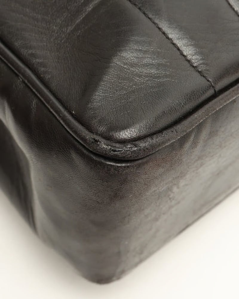 Chanel Lambskin Jumbo Vertical Quilted Single Flap Bag