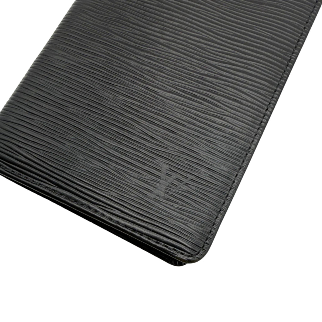Louis Vuitton Epi Black Long Brazza Wallet