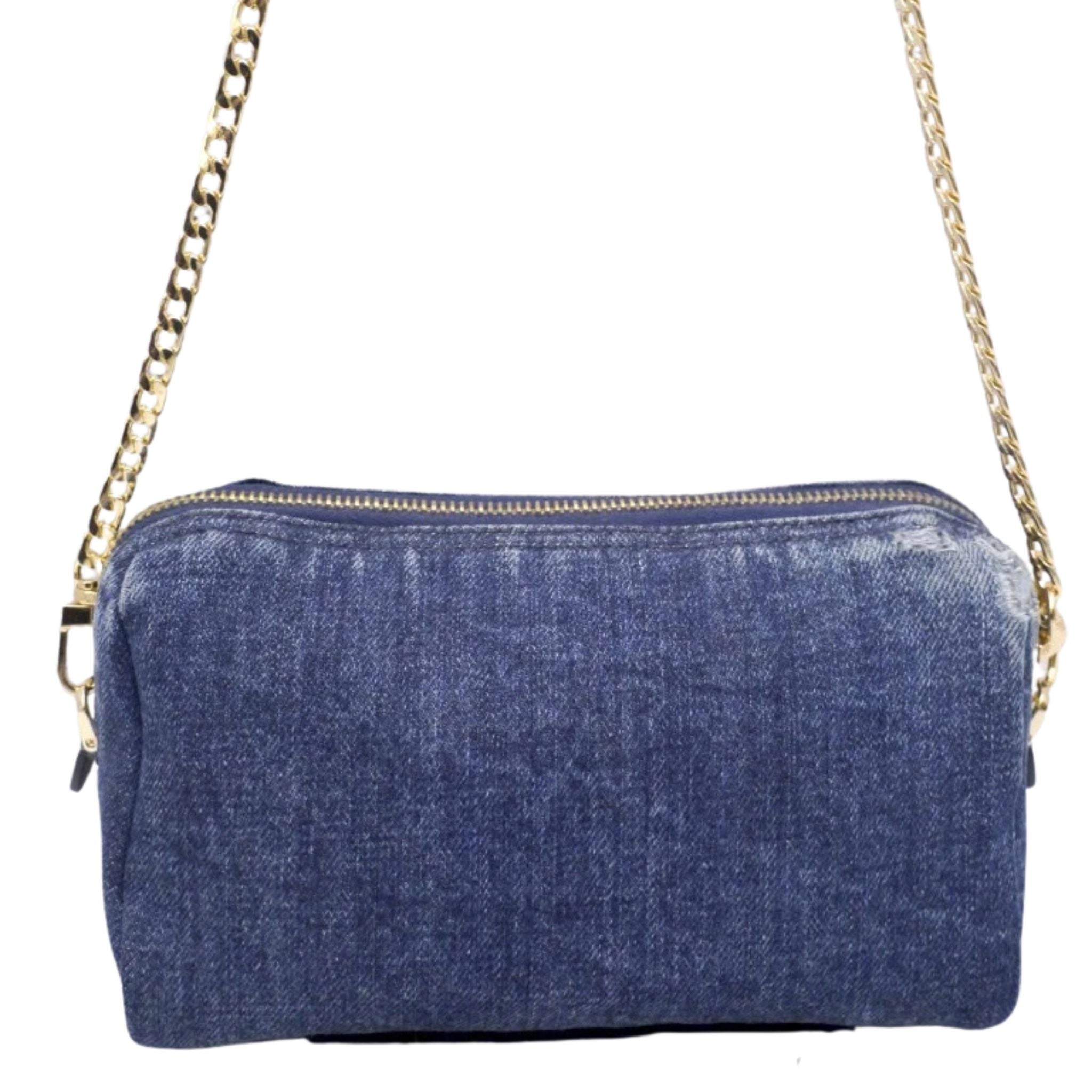 Prada Canapa Denim Bag