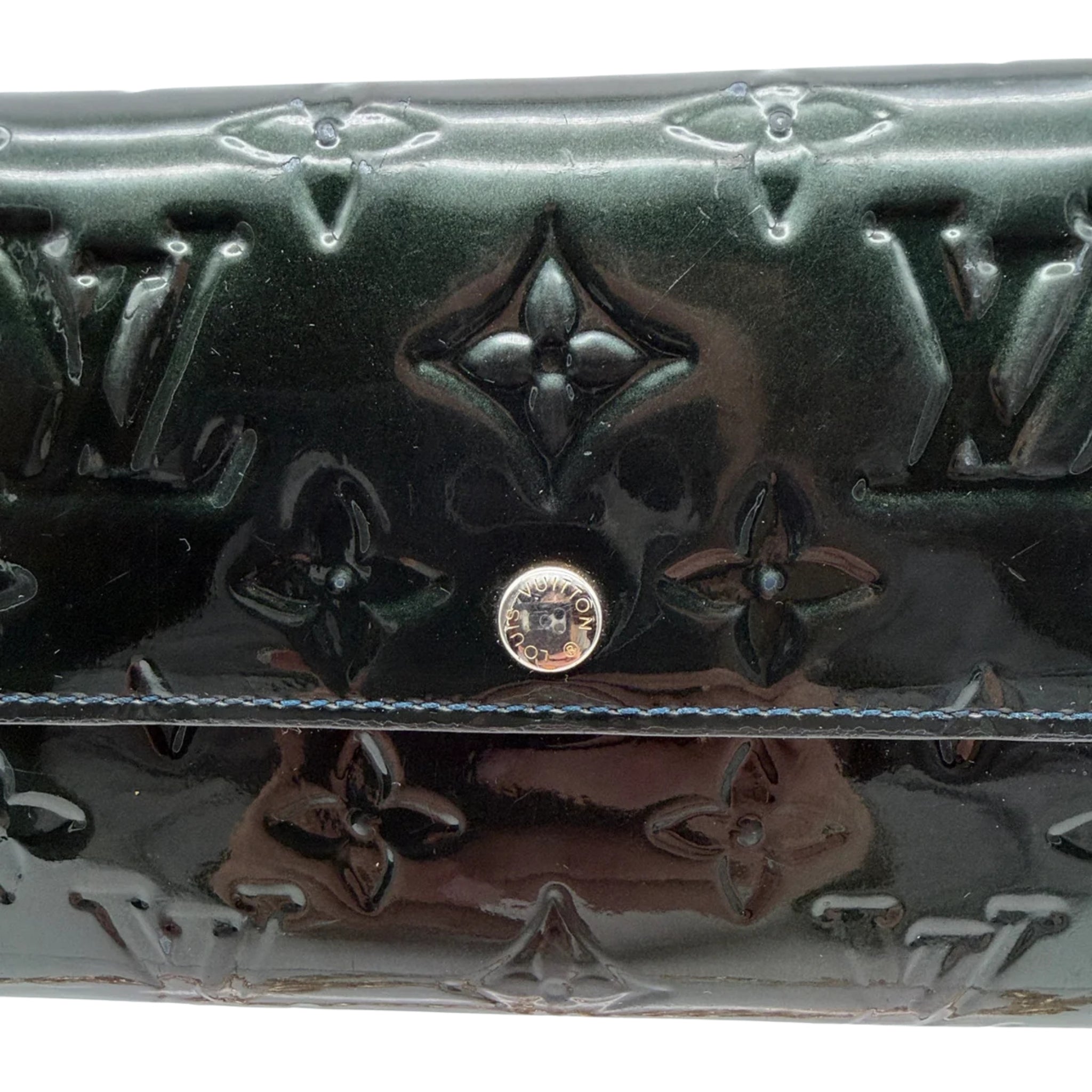 Louis Vuitton Sarah Monogram Vernis - Deep Emerald Green