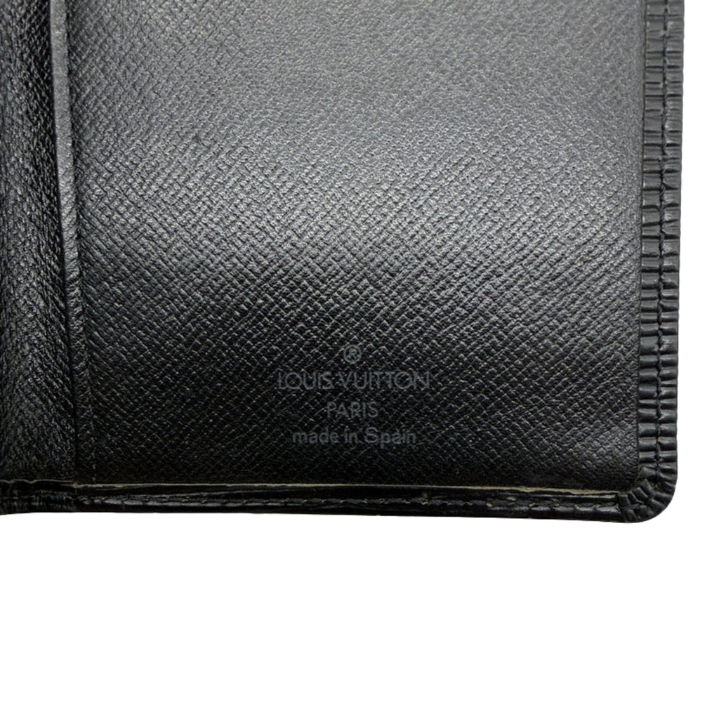 Louis Vuitton Epi Black Long Brazza Wallet