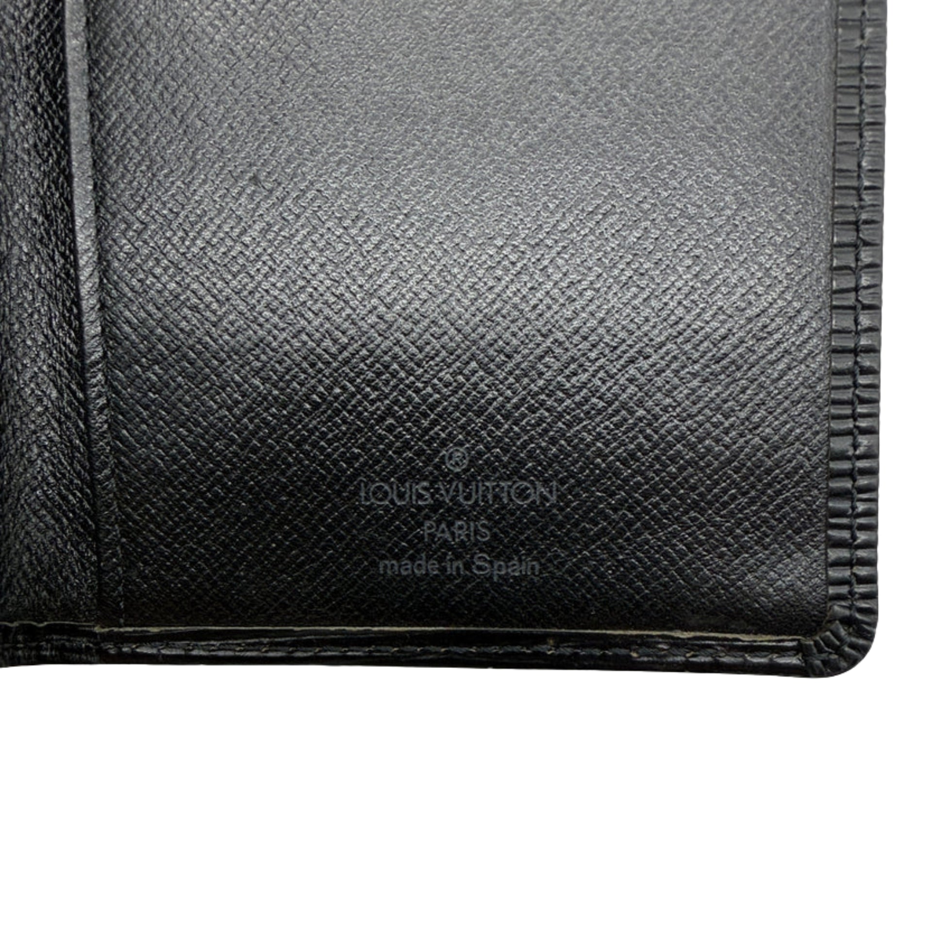Louis Vuitton Epi Black Long Brazza Wallet