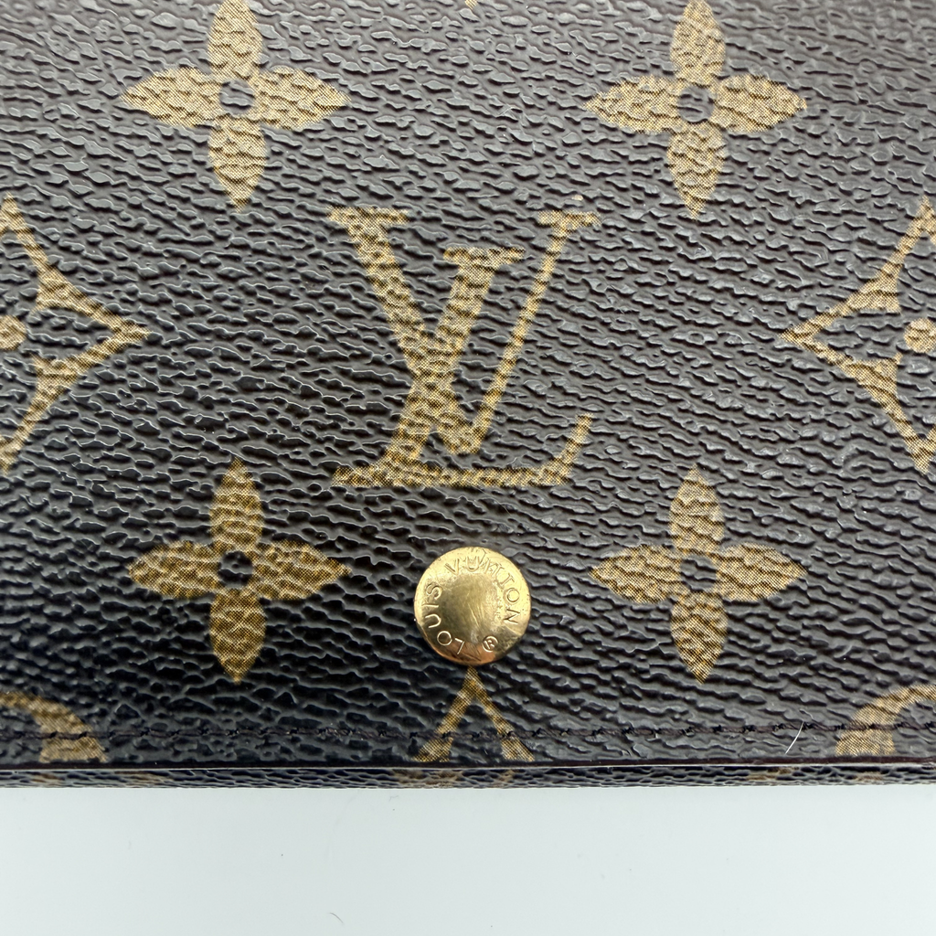 Louis Vuitton Monogram Porte-Monnaie Tresor Wallet on Chain