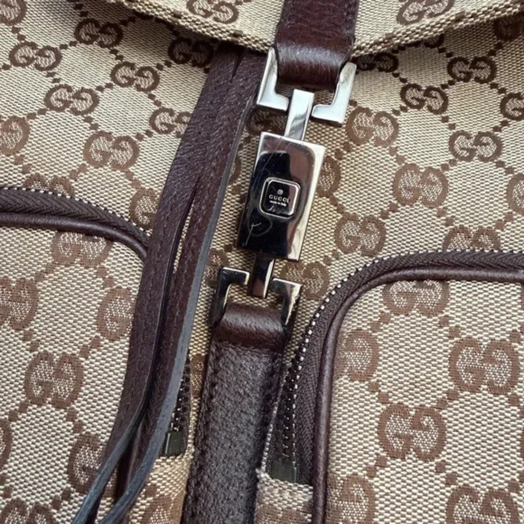 Gucci GG Canvas Jackie Backpack