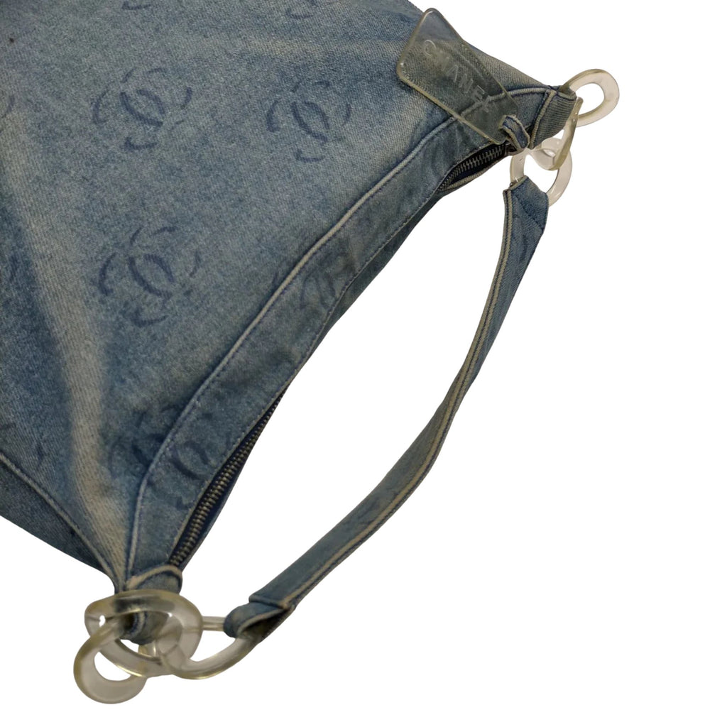 Chanel CC Denim Shoulder Bag