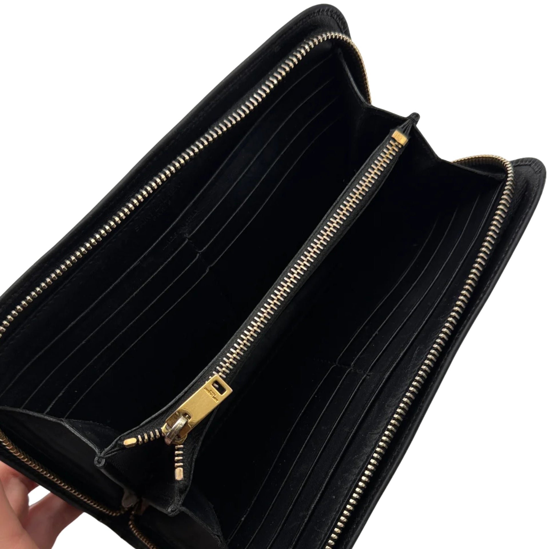 Saint Laurent Rive Gauche Leather Wallet