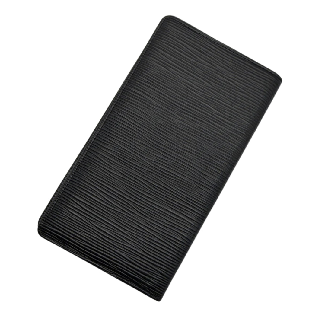Louis Vuitton Epi Black Long Brazza Wallet