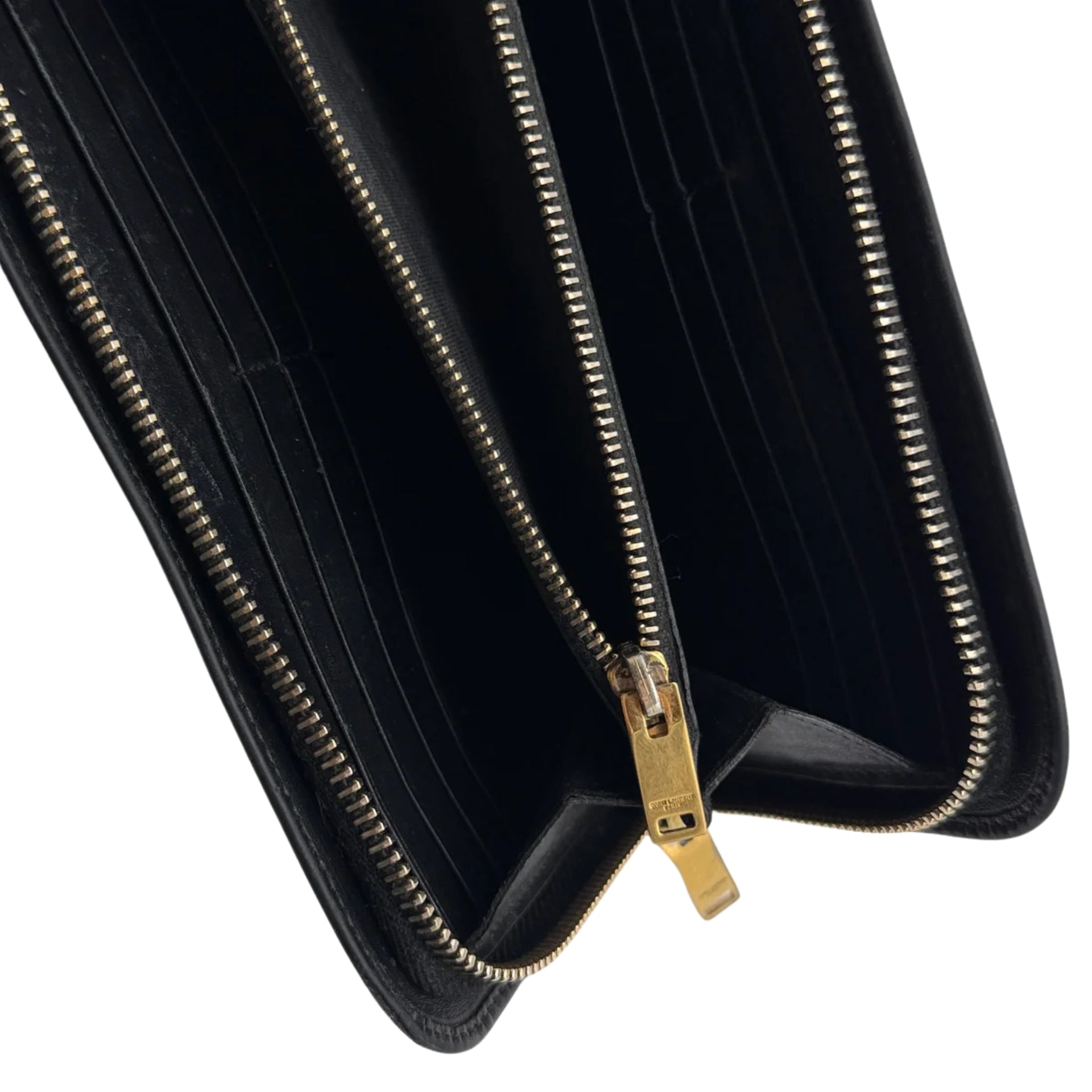 Saint Laurent Rive Gauche Leather Wallet