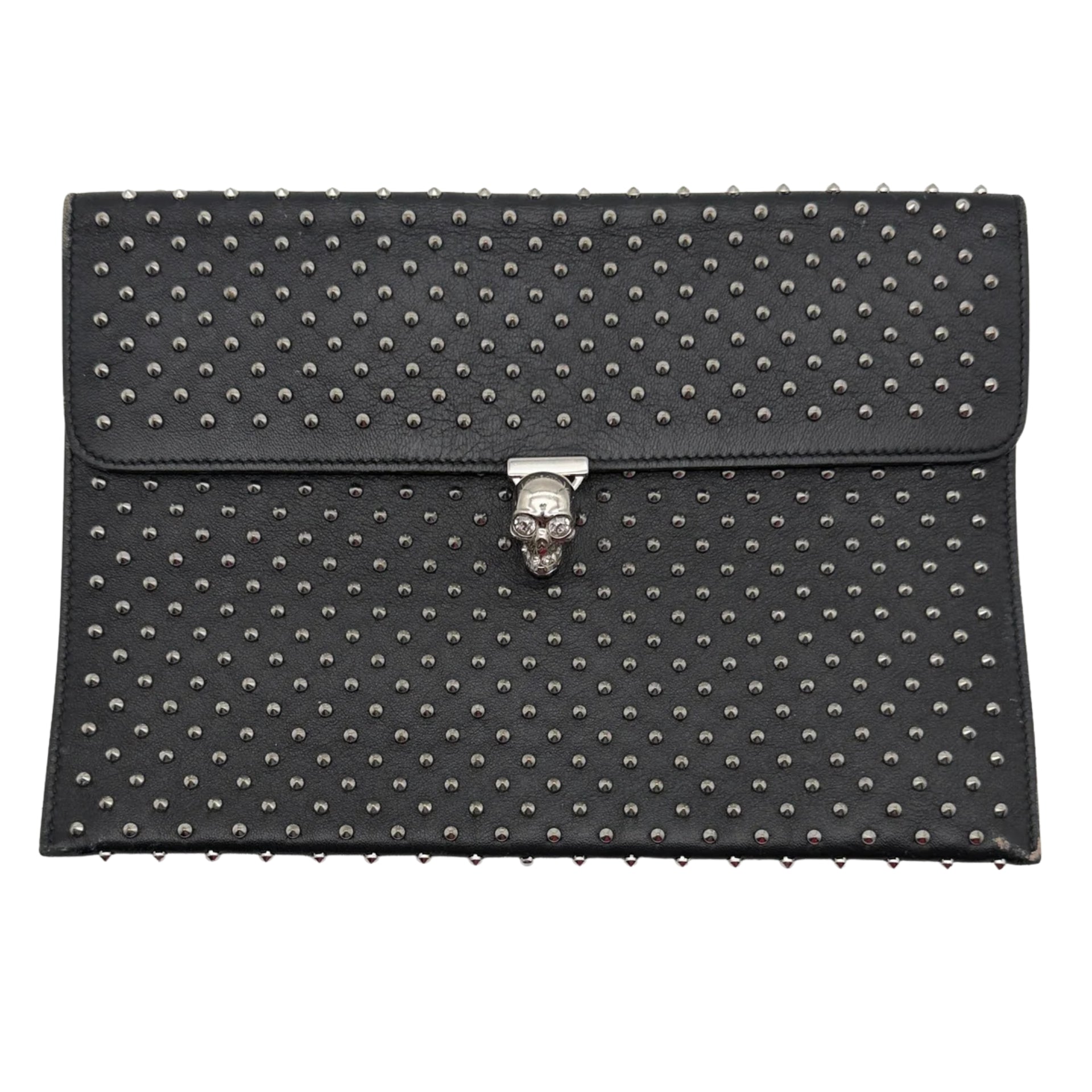 Alexander McQueen  Pochette Skull de Cuero