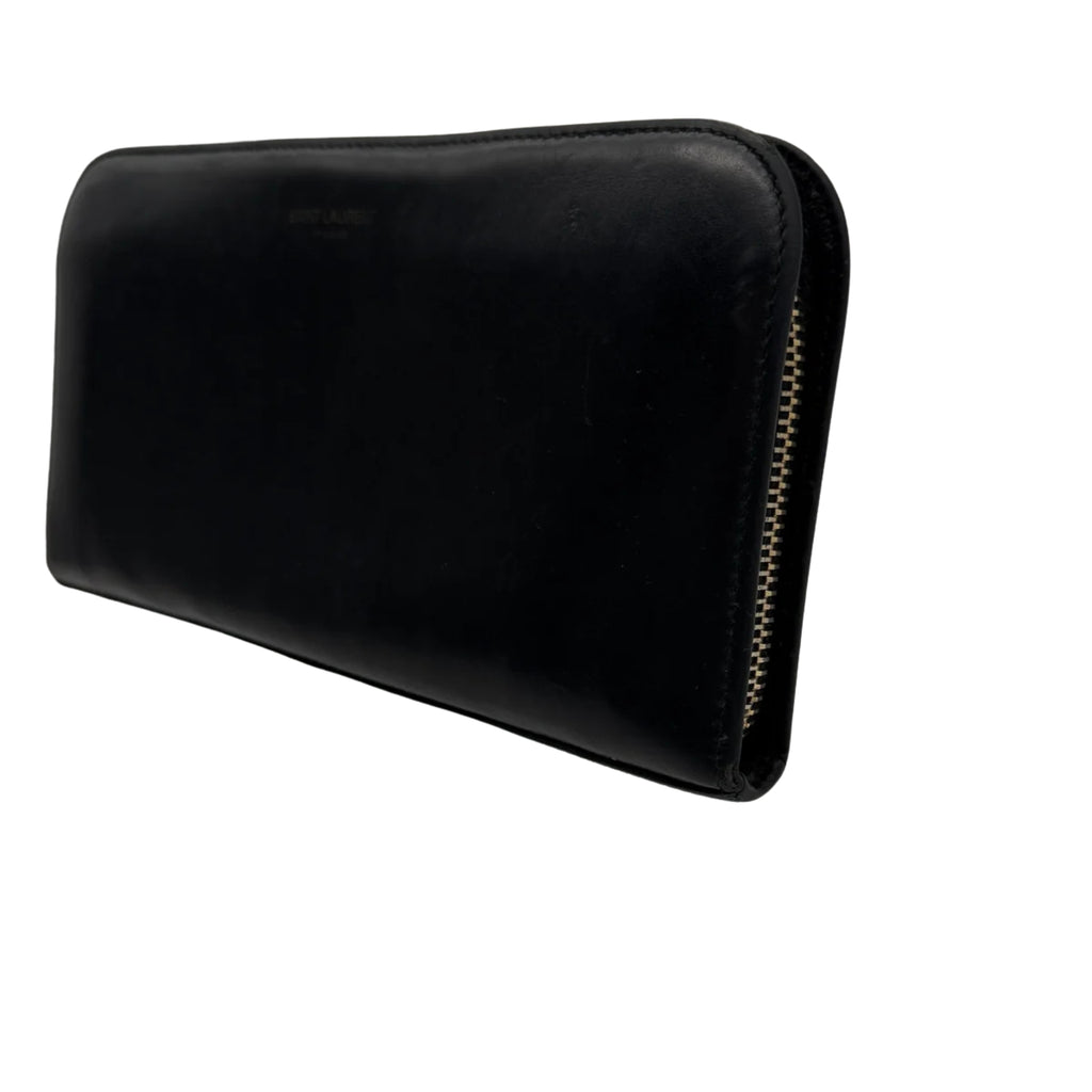 Saint Laurent Rive Gauche Leather Wallet