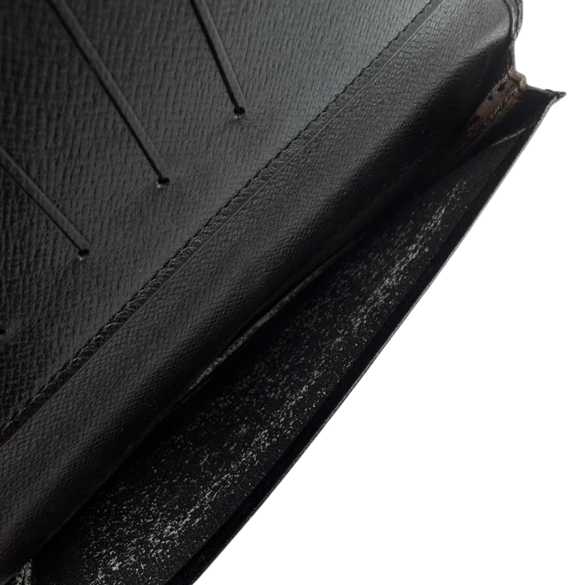Louis Vuitton Epi Black Long Brazza Wallet