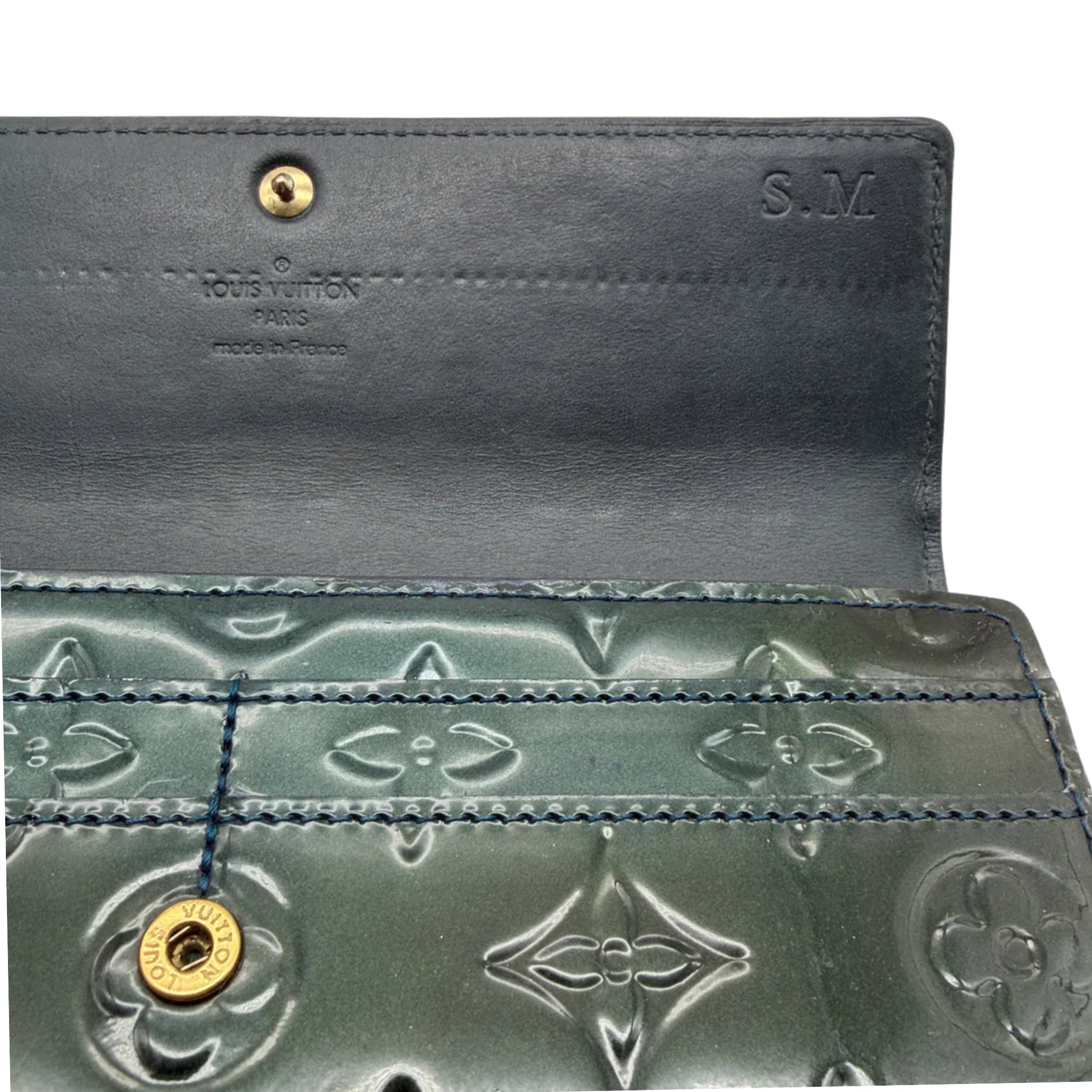 Louis Vuitton Sarah Monogram Vernis - Deep Emerald Green