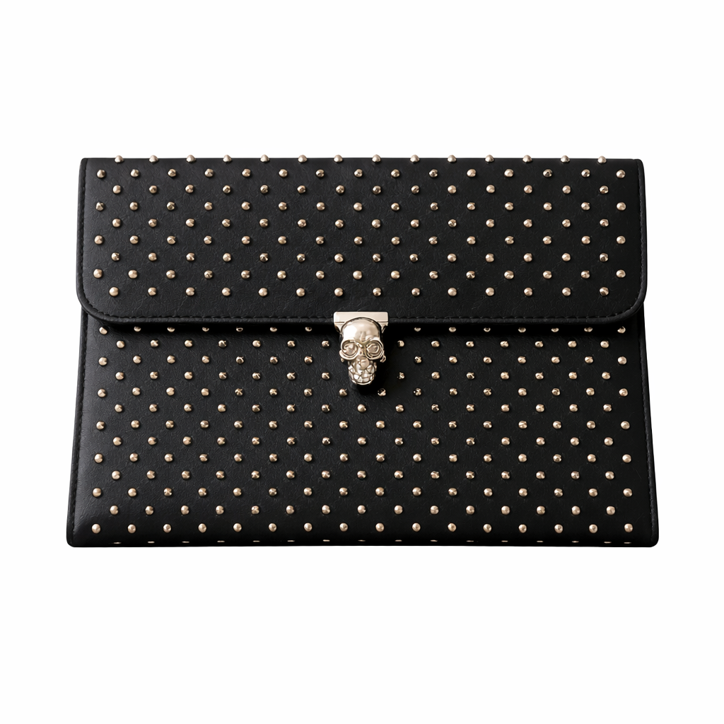Alexander McQueen  Pochette Skull de Cuero