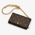 Louis Vuitton Monogram Porte-Monnaie Tresor Wallet on Chain