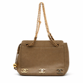 Chanel Triple CC Caviar Leather Tote Bag