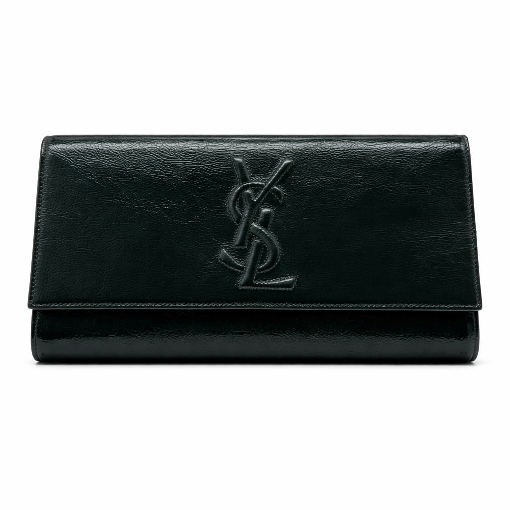 Saint Laurent Paris Belle De Jour Patent Clutch