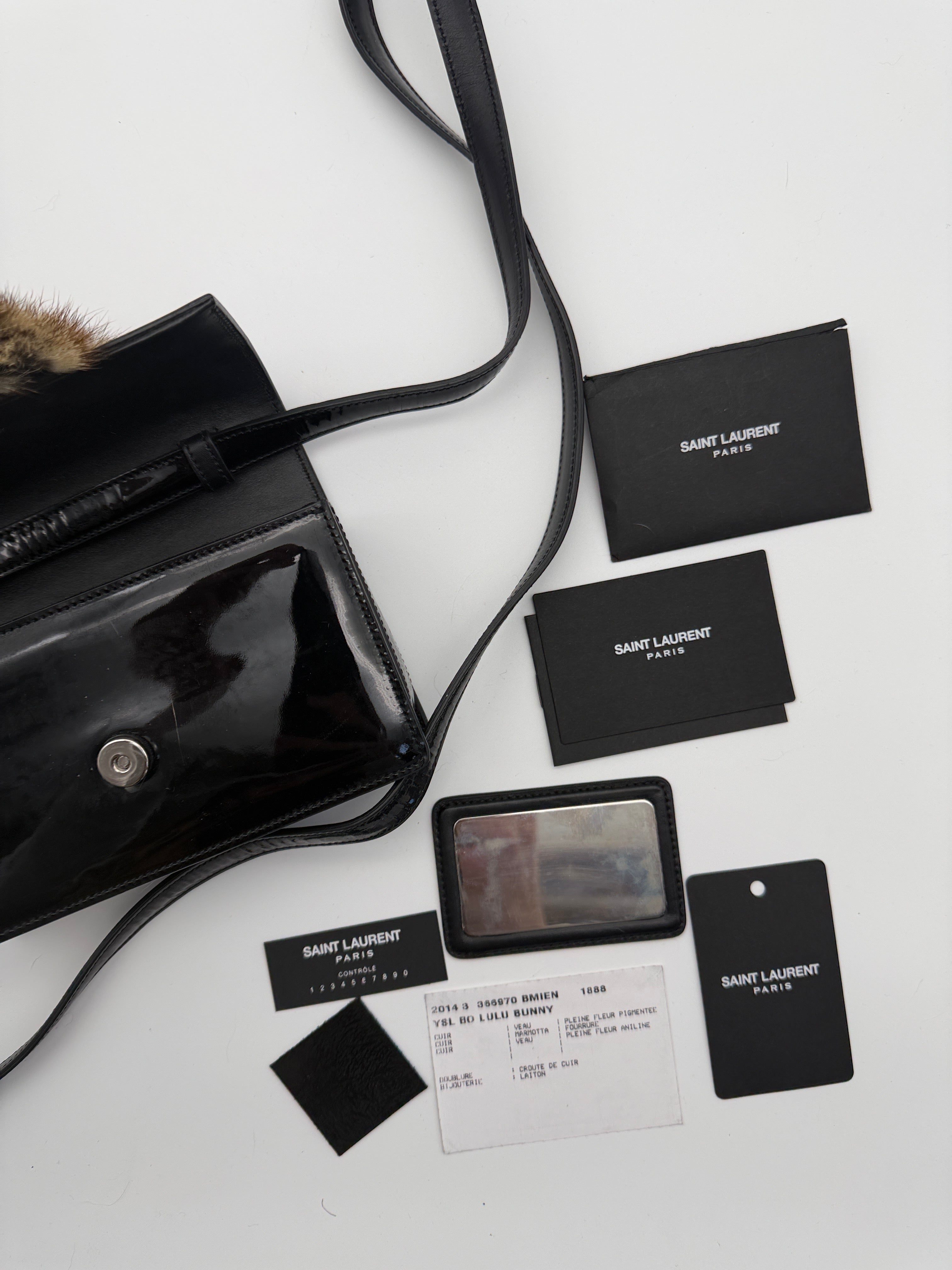 Saint Laurent Lulu Bunny Shoulder Bag