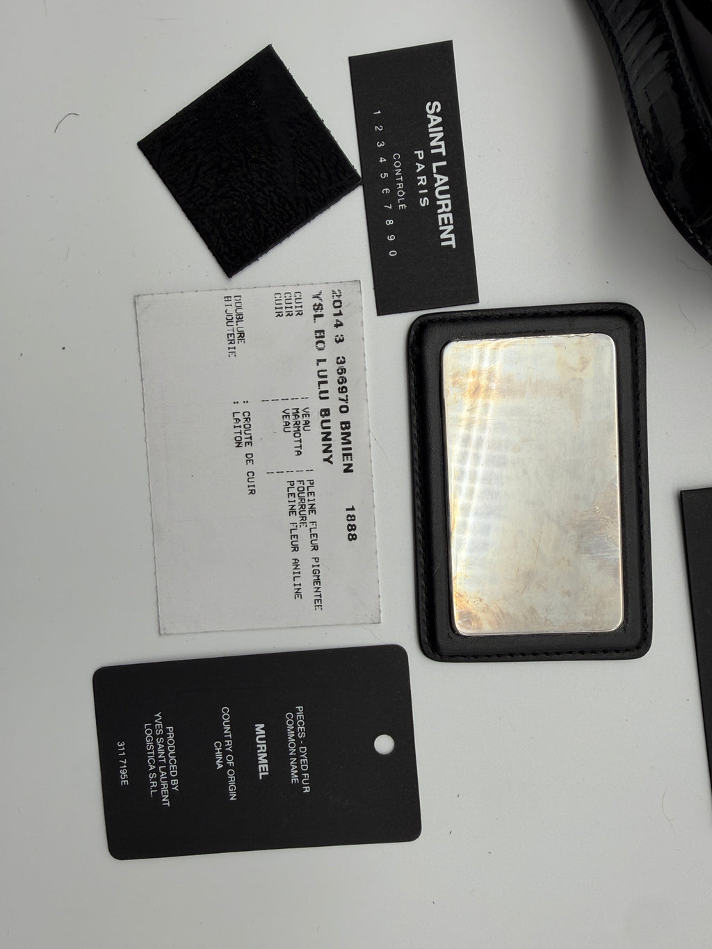 Saint Laurent Lulu Bunny Shoulder Bag