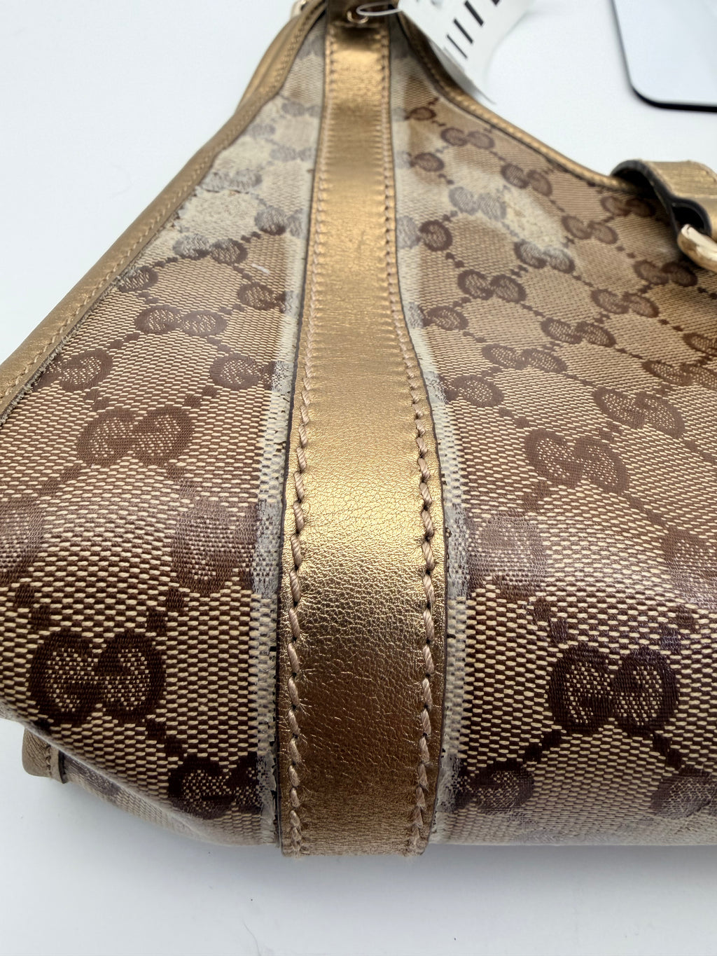 Gucci Crystal GG Canvas Joy Shoulder Bag
