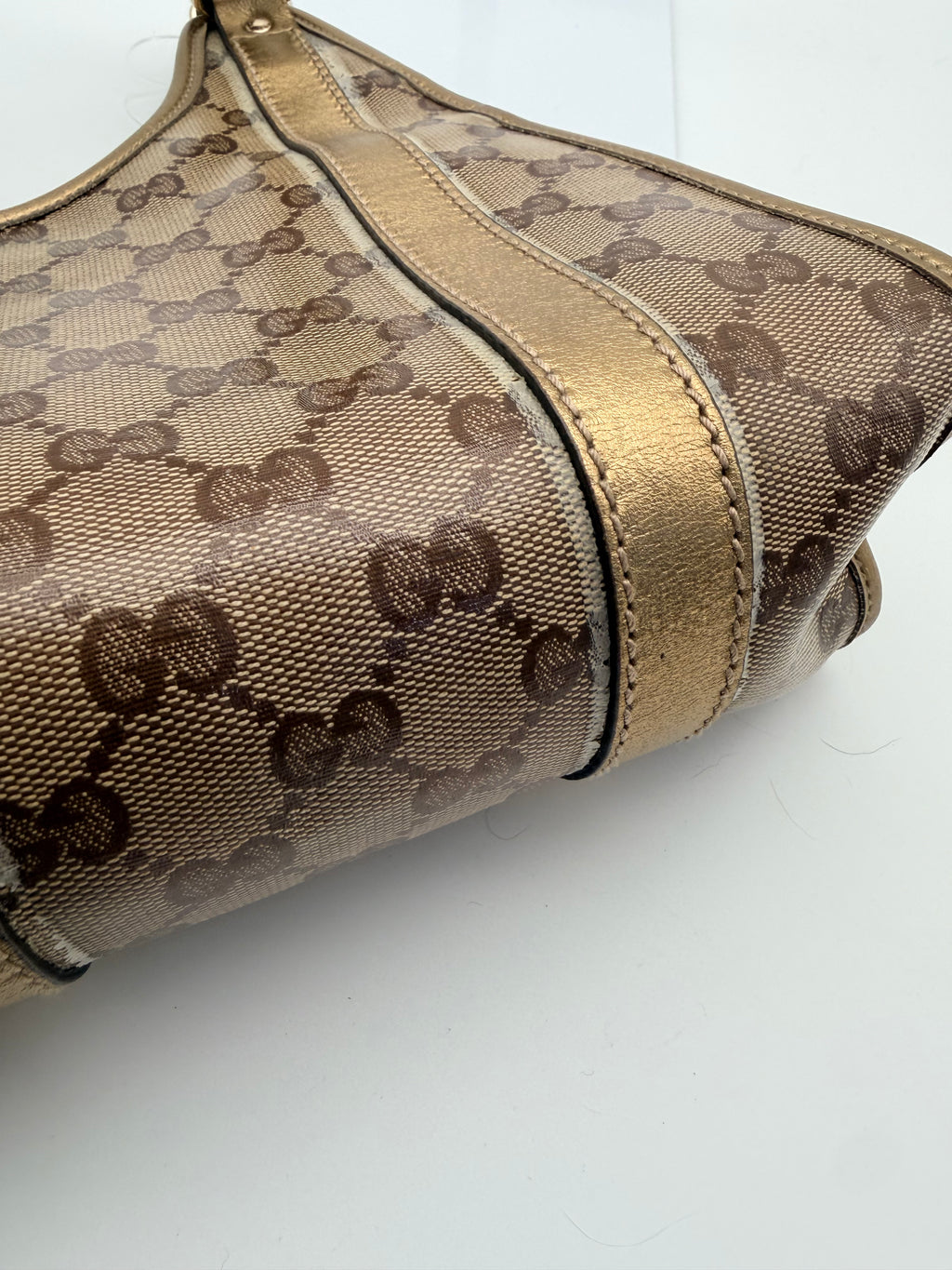 Gucci Crystal GG Canvas Joy Shoulder Bag