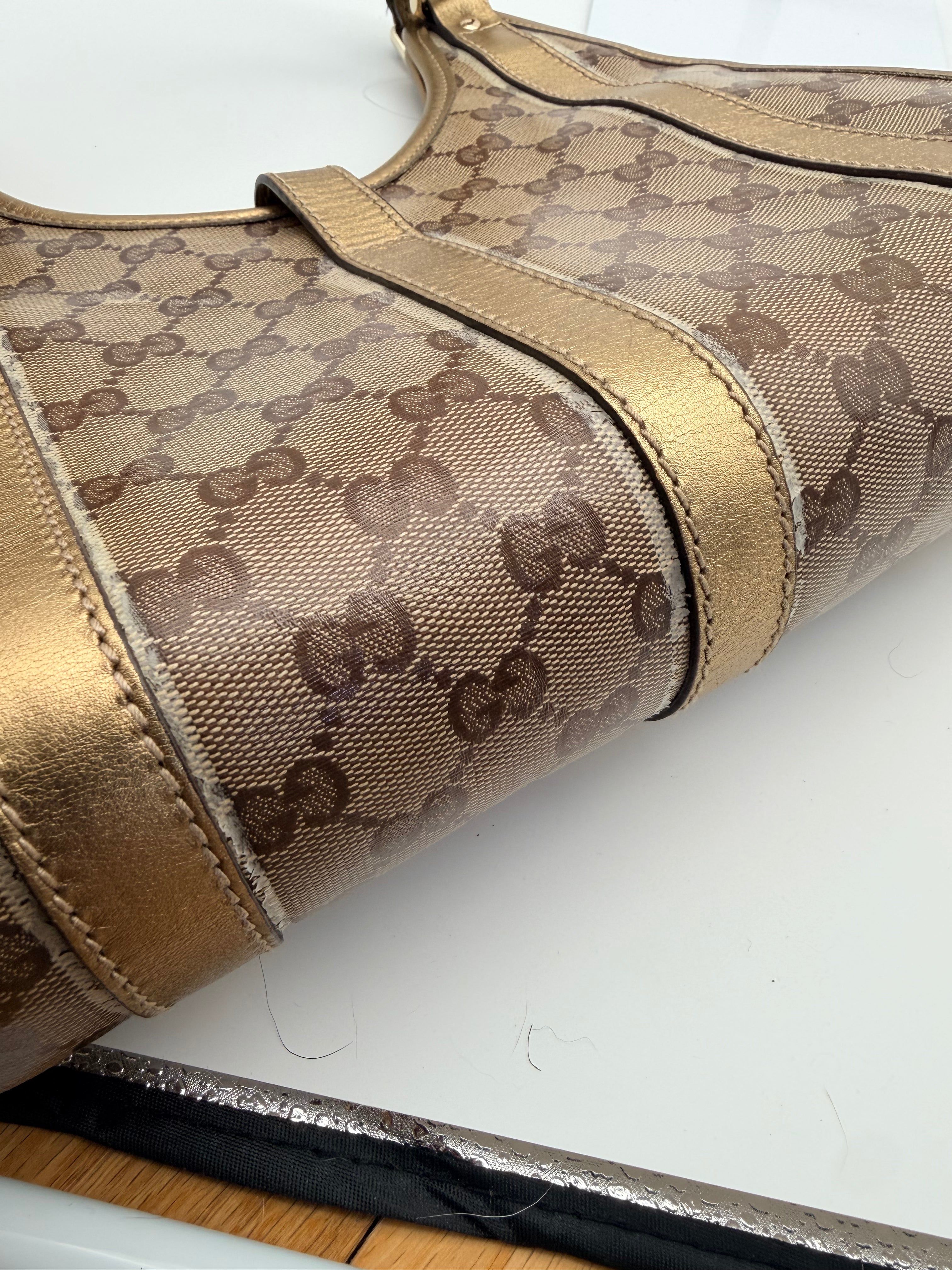 Gucci Crystal GG Canvas Joy Shoulder Bag