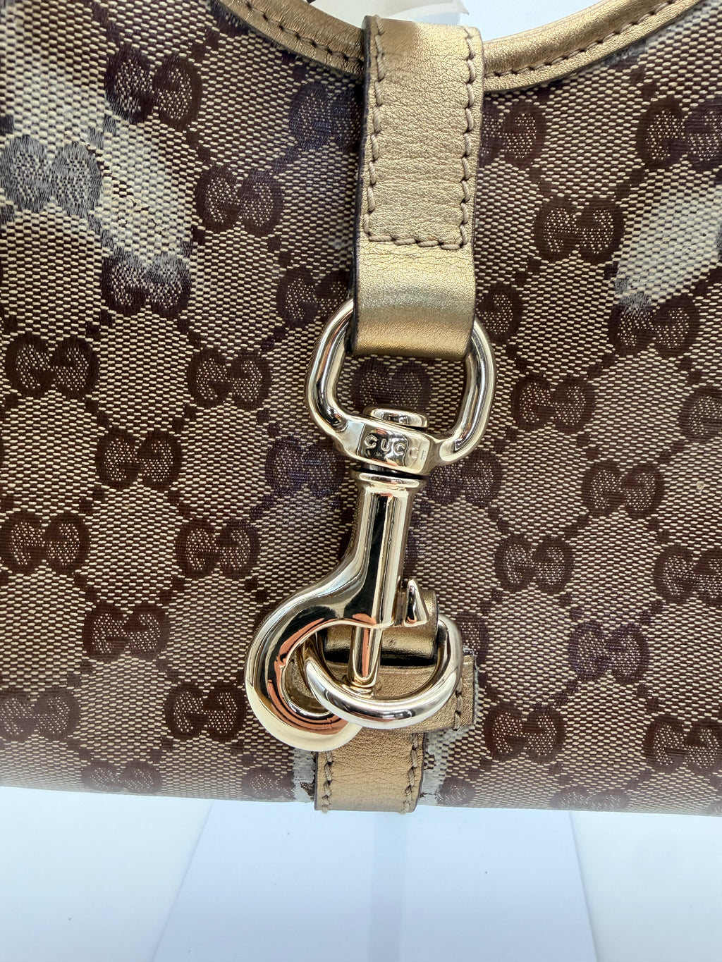 Gucci Crystal GG Canvas Joy Shoulder Bag